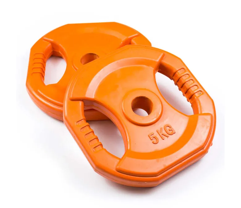 Zátěžová deska na šestihrannou činku se 2 otvory pro uchopení