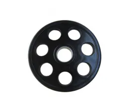 Pogumovan&aacute; z&aacute;važ&iacute; na činku se sedmi otvory v čern&eacute; barvě