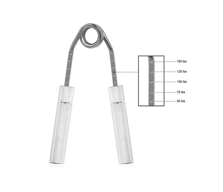 Fitness kovová rukojeť 50 lbs-150 lbs Nastavitelný posilovač rukojeti