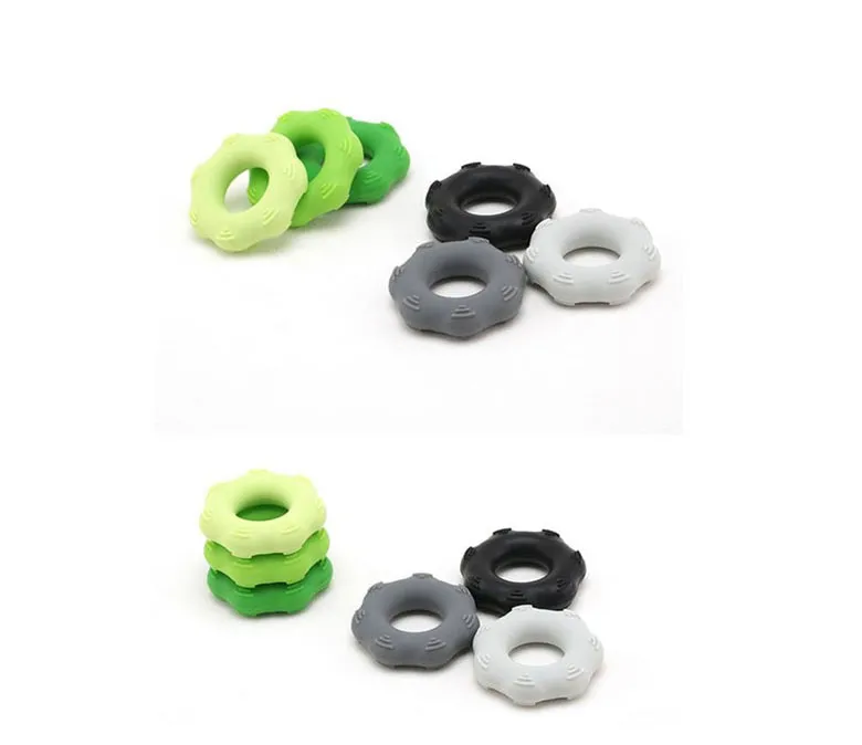 Silikonový posilovač úchopu Cvičební kroužek na ruce