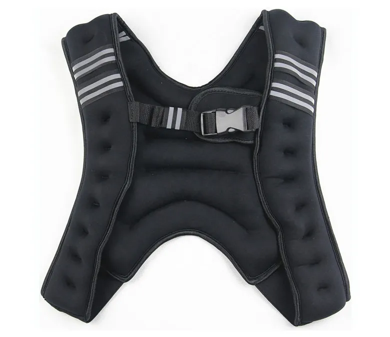 Zátěžová vesta na cvičení s reflexním pruhem