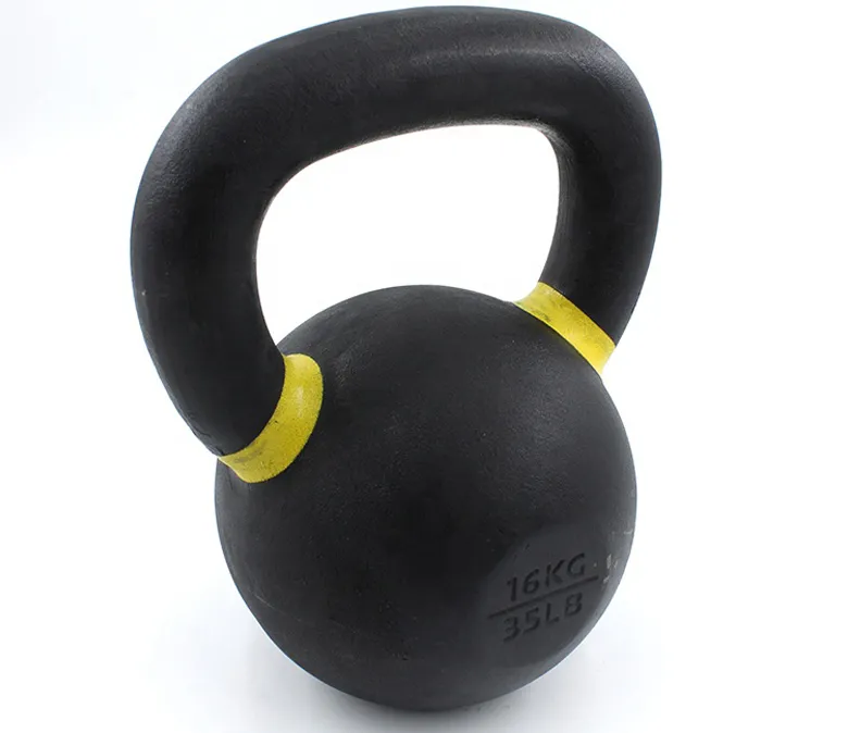 Kettlebell s práškovým nástřikem – 16 kg Kettlebell (35 lb)
