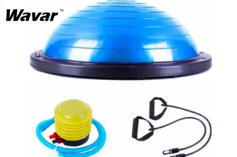 Trenažér rovnováhy polovičního míče