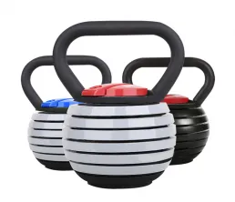Nastaviteln&yacute; Kettlebell z litiny a latexu