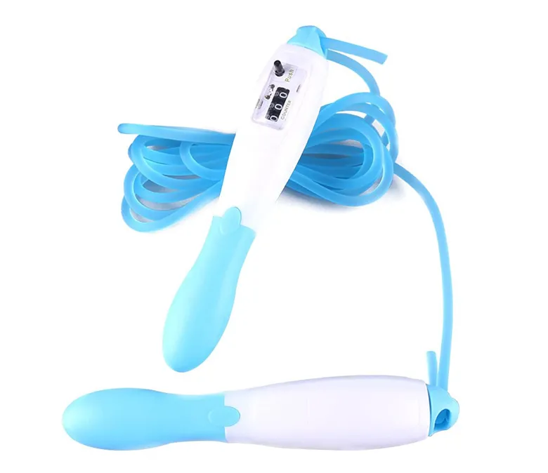 Mechanické počítací švihadlo Švihadlo s rukojetí ve tvaru ryby