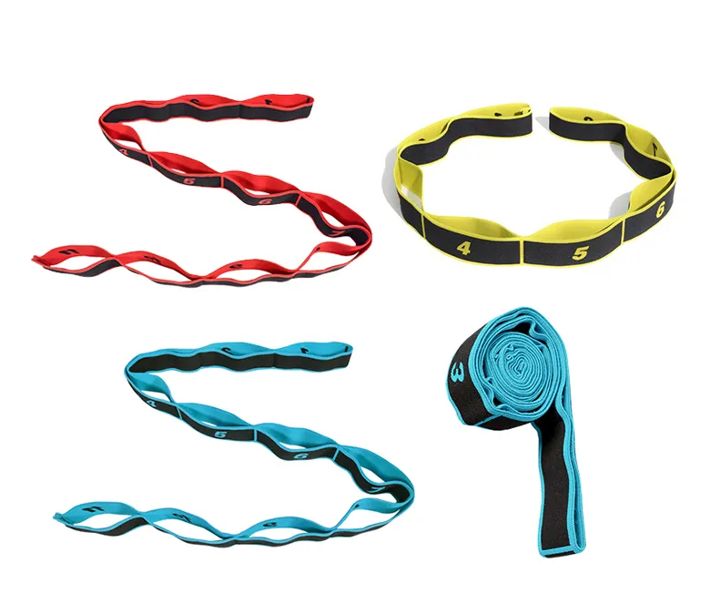 Elastický protahovací popruh na jógu