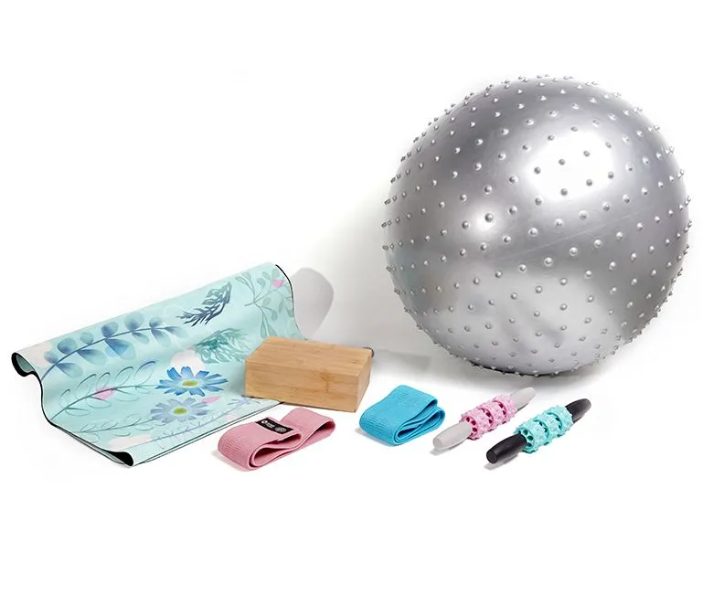 Set semišových masážních ručníků na jógu