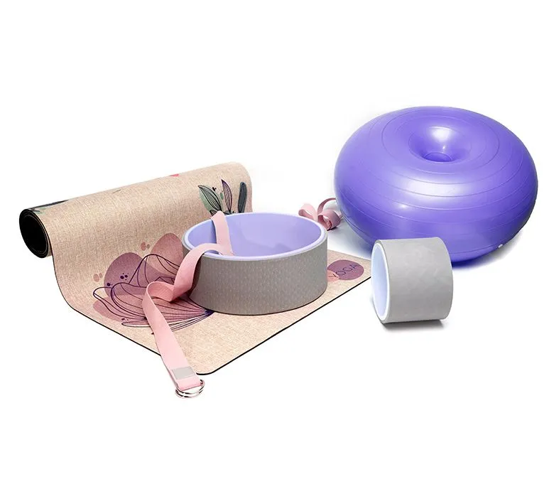 Plátěná podložka na jógu Stretch Set