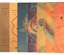 Zak&aacute;zkov&aacute; barevn&aacute; ekologick&aacute; korkov&aacute; TPE podložka na j&oacute;gu