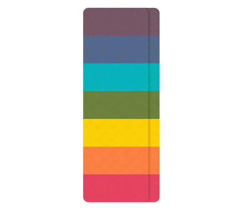 TPE Color Block Yoga Mat