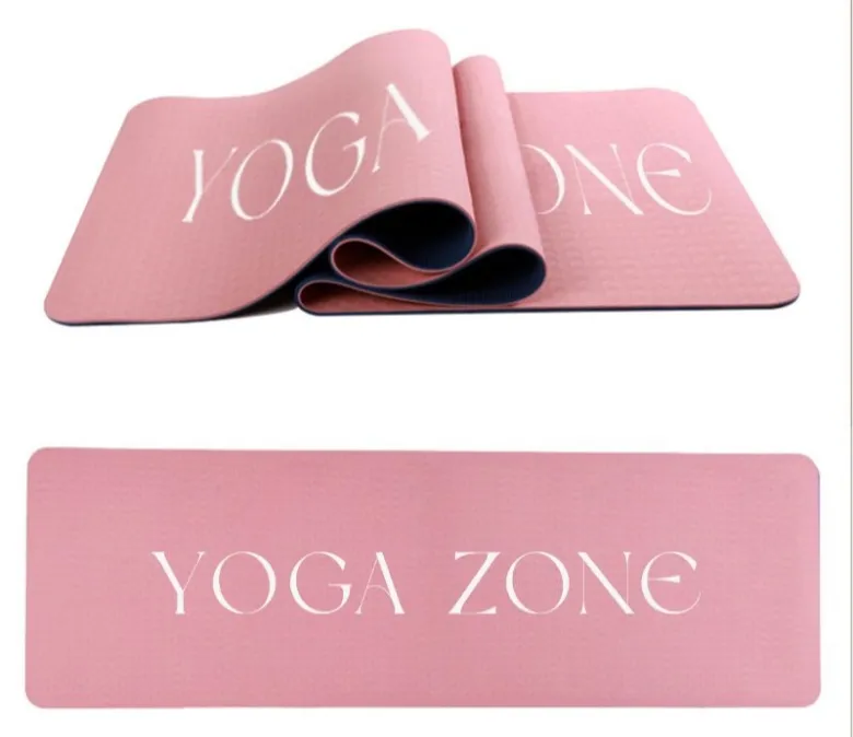 Dvouvrstvá podložka na jógu TPE 6 mm