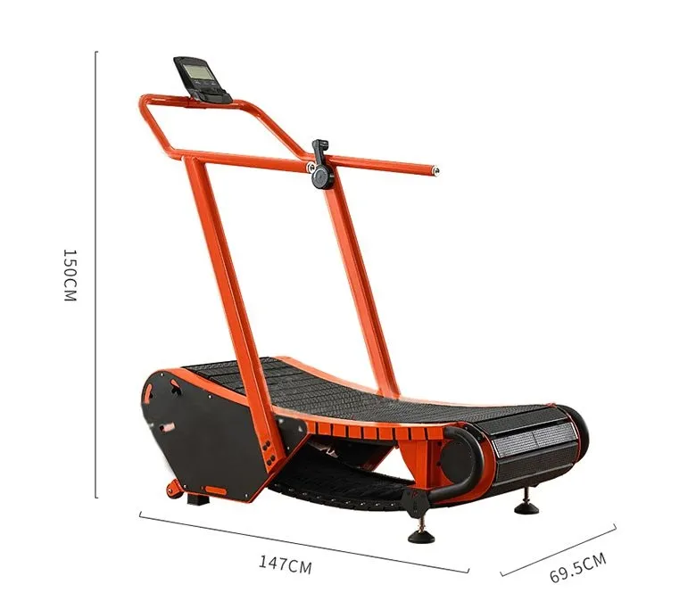 Bezmotorový zakřivený běžecký pás