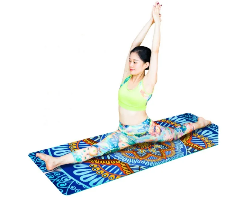 Vysoce kvalitní TPE semišová podložka na jógu