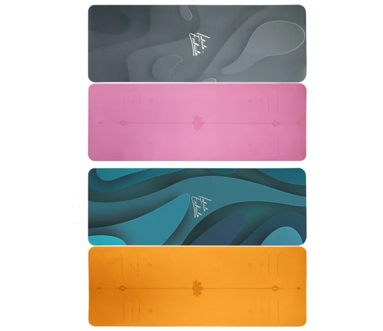 Oboustranná laserem potištěná podložka na jógu 6 mm