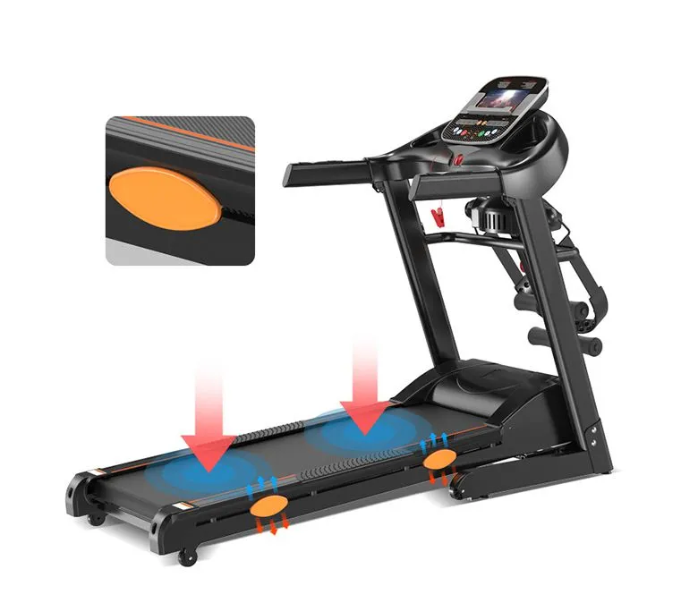 Multifunkční skládací elektrický běžecký pás pro vnitřní posilovnu