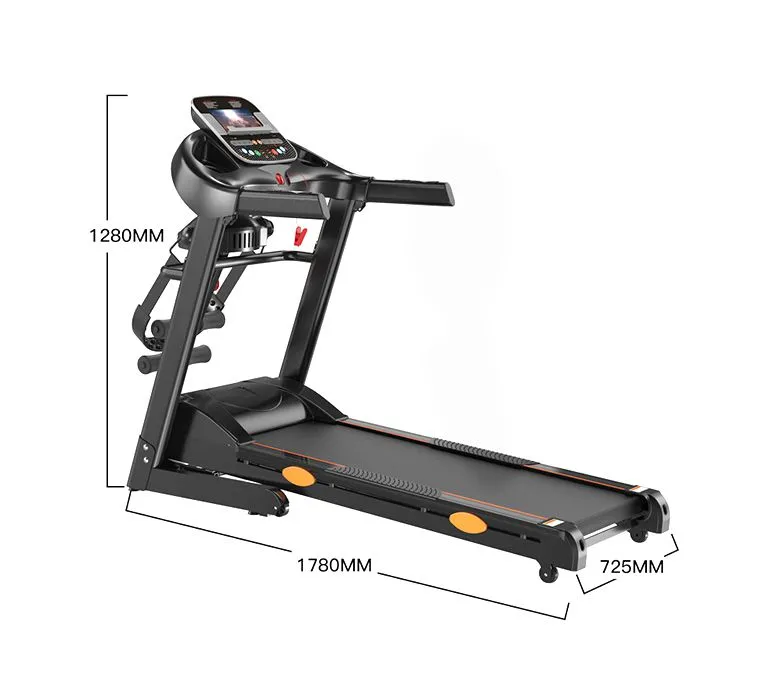 Multifunkční skládací elektrický běžecký pás pro vnitřní posilovnu