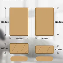 Přizpůsobené různé velikosti podle potřeb.