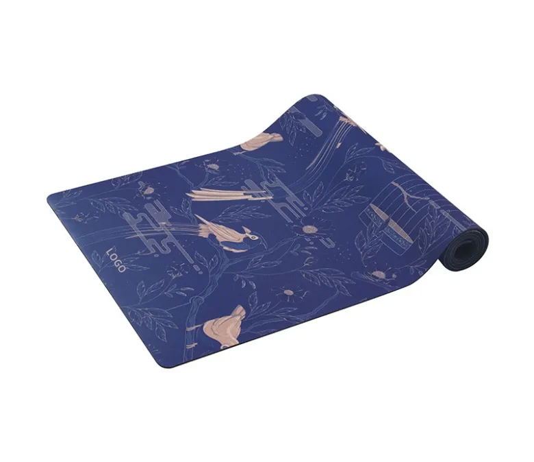 Podložka na cvičení jógy z přírodního kaučuku a lnu