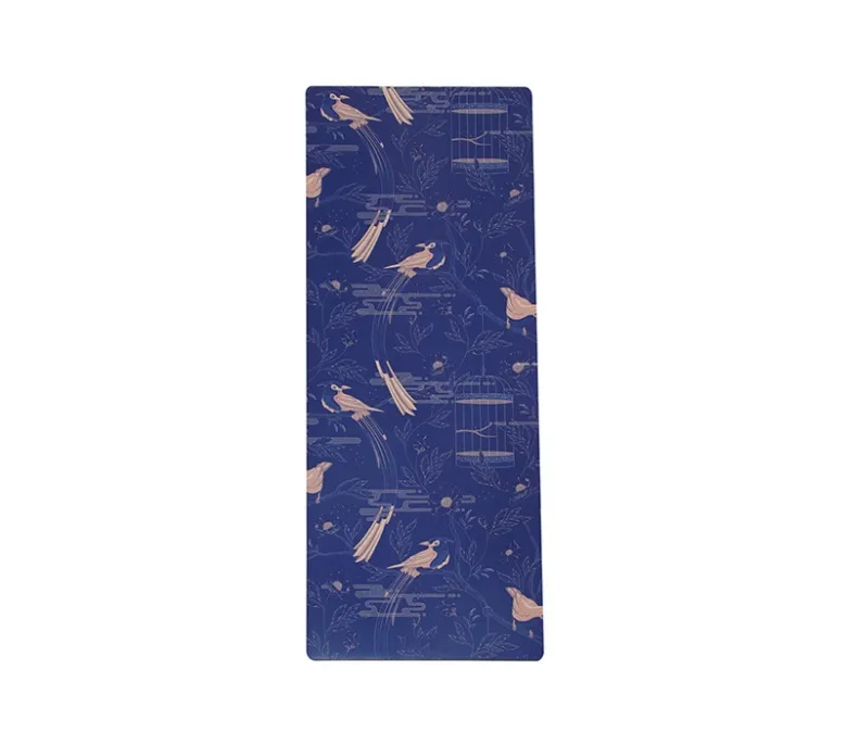 Podložka na cvičení jógy z přírodního kaučuku a lnu