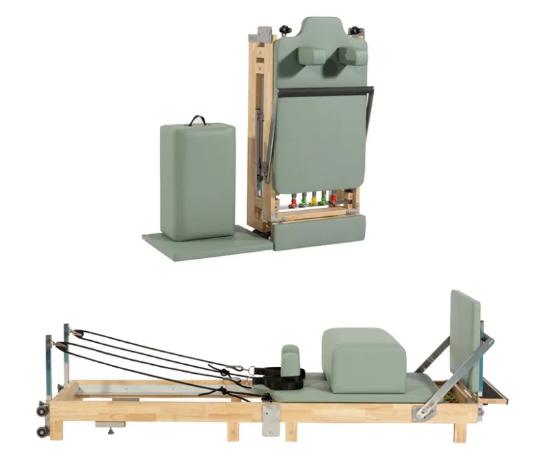 Dřevo Skládací Pilates Reformer Doma