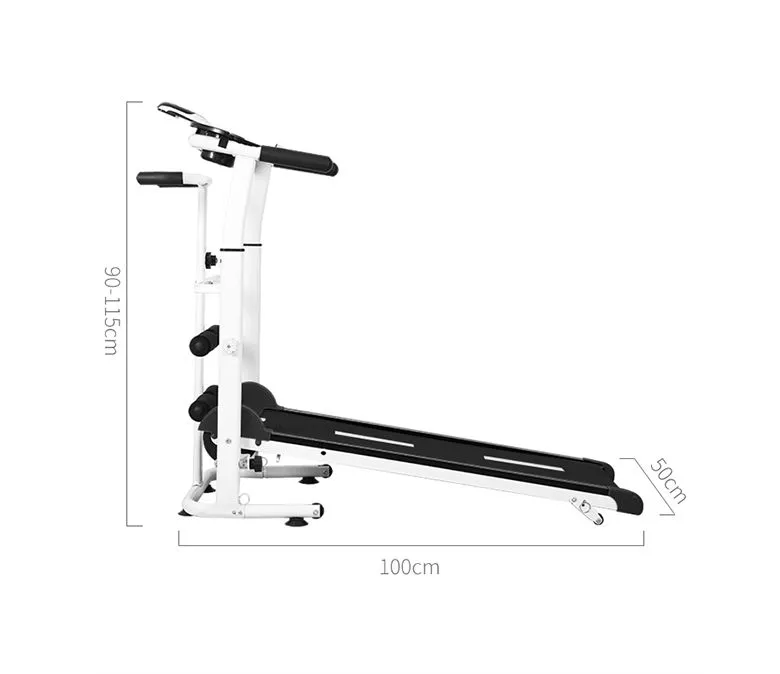 Skládací běžecký stroj pro domácnost Multifunkční fitness běžecký pás