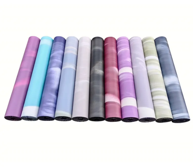 Přizpůsobitelná oválná PU gumová podložka na jógu