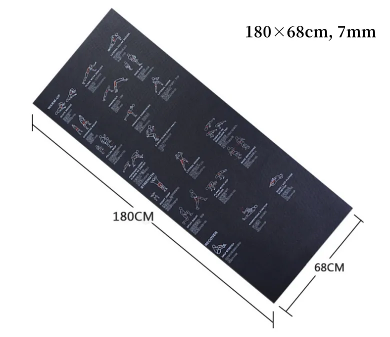 Pánská a dámská protiskluzová profesionální sportovní podložka z PVC