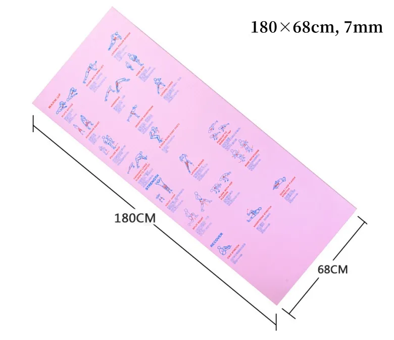 Pánská a dámská protiskluzová profesionální sportovní podložka z PVC