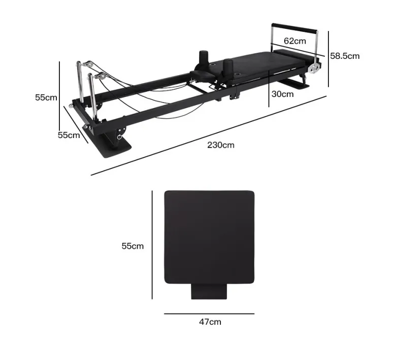 Přenosný Reformer Skládací stroj Reformer Pilates pro domácí použití