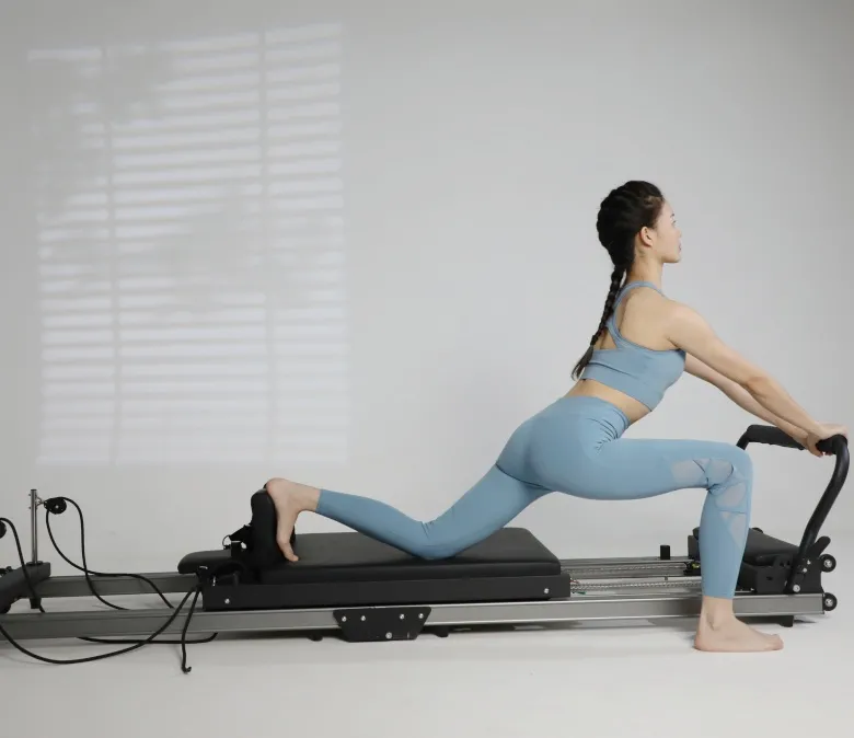 Wavar® Exclusive Design Patentovaná hliníková slitina Folding Pilates Reformer Přenosný reformátor