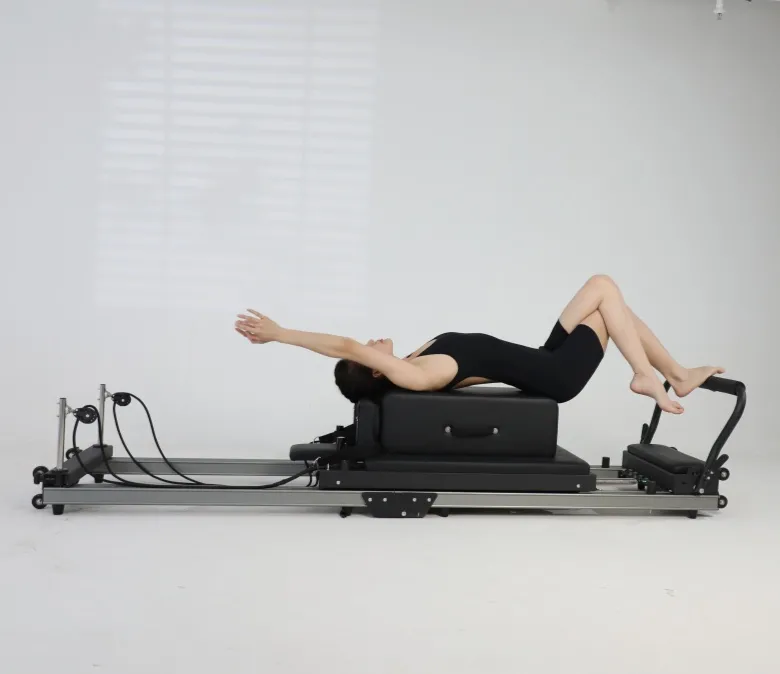 Wavar® Exclusive Design Patentovaná hliníková slitina Folding Pilates Reformer Přenosný reformátor