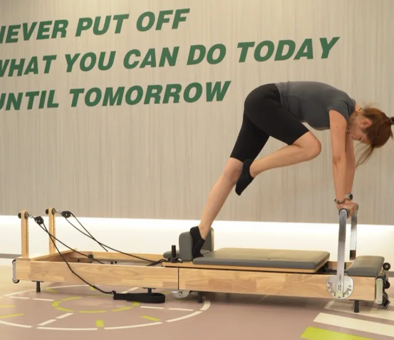 Skládací dřevěné tělo Balance Pilates Core Bed Reformer Portable Reformer