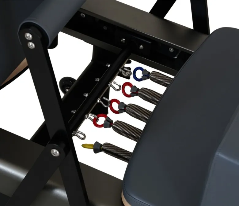 Postel Reformer Pilates z šedého anodizovaného hliníku