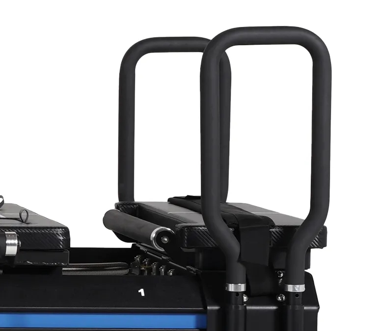 Váza Blue Large Pilates Reformer zařízení