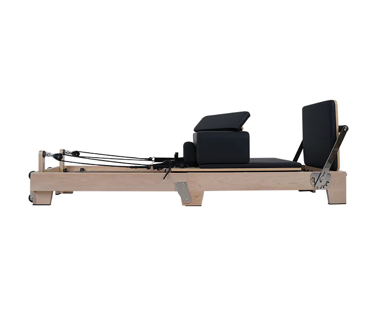 Advanced Maple Folding Pilates Reformer s dřevěnou nohou